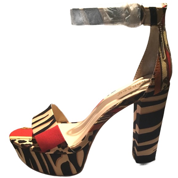 Rihanna 2 Leopard Exotic Platform Sandals - Picture 9 of 9